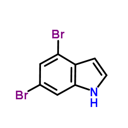 4,6-Dibromoindole structure