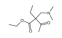 2-ethyl-2-dimethylaminomethyl-acetoacetic acid ethyl ester Structure
