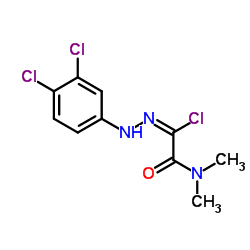 2-Chloro-2-[2-(3,4-dichlorophenyl)hydrazono]-N,N-dimethylacetamide Structure