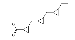 2-[[2-[(2-Ethylcyclopropyl)methyl]cyclopropyl]methyl]cyclopropaneoctanoic acid methyl ester Structure