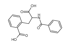 N-benzoyl-2-carboxyphenylalanine Structure
