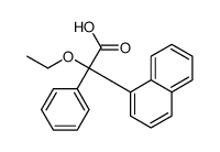 2-ethoxy-2-naphthalen-1-yl-2-phenylacetic acid结构式