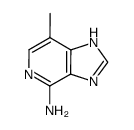 3H-IMidazo[4,5-c]pyridin-4-amine, 7-Methyl- structure