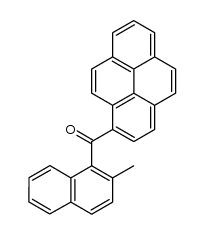 (2-methyl-[1]naphthyl)-pyren-1-yl ketone Structure