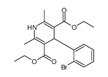 4-(2-BROMOPHENYL)-1,4-DIHYDRO-2,6-DIMETHYL-3,5-PYRIDINEDICARBOXYLICACIDDIETHYLESTER picture