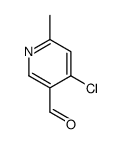 4-chloro-6-methylpyridine-3-carbaldehyde结构式