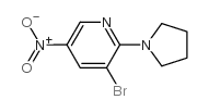 3-Bromo-5-nitro-2-(pyrrolidin-1-yl)pyridine picture