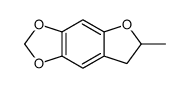 6-methyl-6,7-dihydrofuro[2,3-f][1,3]benzodioxole结构式