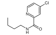 N-Butyl 4-chloropicolinamide结构式