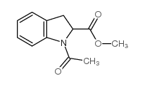 1H-​Indole-​2-​carboxylic acid, 1-​acetyl-​2,​3-​dihydro-​, methyl ester结构式