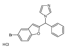 1-((5-Bromo-2-benzofuranyl)phenylmethyl)-1H-imidazole structure