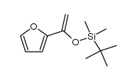 tert-butyl(1-(furan-2-yl)vinyloxy)dimethylsilane Structure