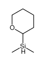 dimethyl(oxan-2-yl)silane Structure