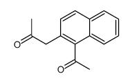 1-(1-acetylnaphthalen-2-yl)propan-2-one Structure