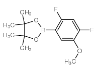 2-(2,4-Difluoro-5-methoxyphenyl)-4,4,5,5-tetramethyl-1,3,2-dioxaborolane structure