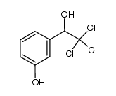 3-(2,2,2-trichloro-1-hydroxyethyl)phenol结构式
