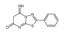 5-imino-2-phenyl-[1,3,4]thiadiazolo[3,2-a]pyrimidin-7-one Structure