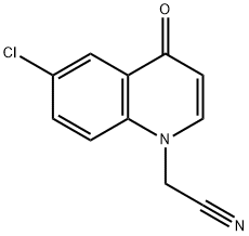 2-(6-chloro-4-oxoquinolin-1(4H)-yl)acetonitrile图片