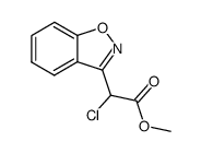 methyl (1,2-benzisoxazol-3-yl)chloroacetate Structure