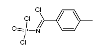 N-dichlorophosphoryl-4-methyl-benzimidoyl chloride结构式