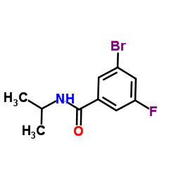 3-Bromo-5-fluoro-N-isopropylbenzamide Structure