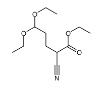 ethyl 2-cyano-5,5-diethoxypentanoate Structure