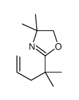 4,4-dimethyl-2-(2-methylpent-4-en-2-yl)-5H-1,3-oxazole Structure