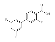 3,3',5'-TRIFLUORO-[1,1'-BIPHENYL]-4-CARBOXYLIC ACID Structure