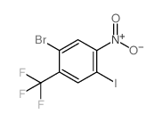 2-溴-5-碘-4-硝基三氟甲苯结构式