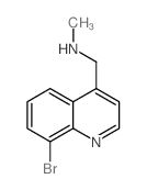 1-(8-Bromoquinolin-4-yl)-N-methylmethanamine Structure