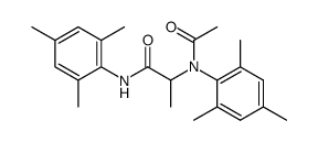 Propanamide, 2-[acetyl(2,4,6-trimethylphenyl)amino]-N-(2,4,6-trimethylphenyl)- (9CI) structure