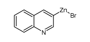 3-quinolinylzinc bromide Structure