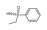 S-ethyl-S-phenylsulphoximide结构式