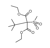 diethyl 1,1-dimethylethyl(methylsulfonyl)malonate Structure