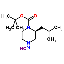 (S)-2-异丁基哌嗪-1-羧酸叔丁酯盐酸盐图片