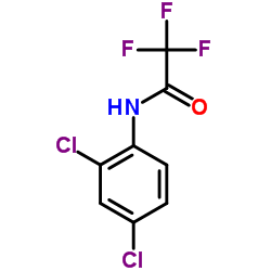 N-(2,4-Dichlorophenyl)-2,2,2-trifluoroacetamide结构式