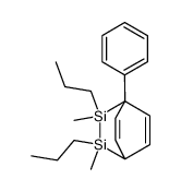 1-phenyl-7,8-dimethyl-7,8-di-n-propyl-7,8-disilabicyclo[2.2.2]octa-2,5-diene结构式