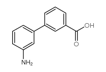 3'-AMINO-[1,1'-BIPHENYL]-3-CARBOXYLIC ACID Structure