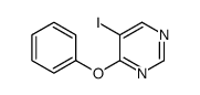 5-iodo-4-phenoxypyrimidine Structure