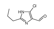5-chloro-2-propyl-1H-imidazole-4-carbaldehyde结构式