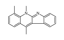 4,5,11-Trimethyl-5H-quinindoline Structure