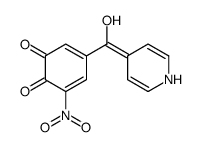 5-[hydroxy(1H-pyridin-4-ylidene)methyl]-3-nitrocyclohexa-3,5-diene-1,2-dione Structure