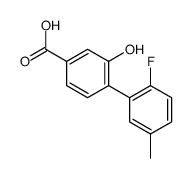 4-(2-fluoro-5-methylphenyl)-3-hydroxybenzoic acid Structure