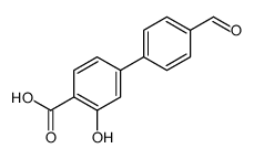 4-(4-formylphenyl)-2-hydroxybenzoic acid结构式