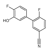 4-fluoro-3-(4-fluoro-3-hydroxyphenyl)benzonitrile Structure