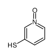 3-Pyridinethiol,1-oxide(9CI)结构式