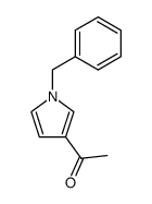 1-Benzyl-3-acetylpyrrole Structure