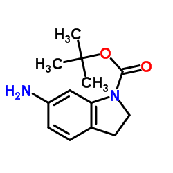 tert-butyl 6-aminoindoline-1-carboxylate Structure