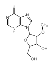 Inosine,2'-O-methyl-6-thio- (9CI) picture