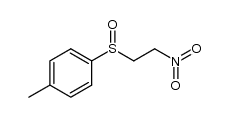 1-methyl-4-[(2-nitroethyl)sulfinyl]benzene结构式